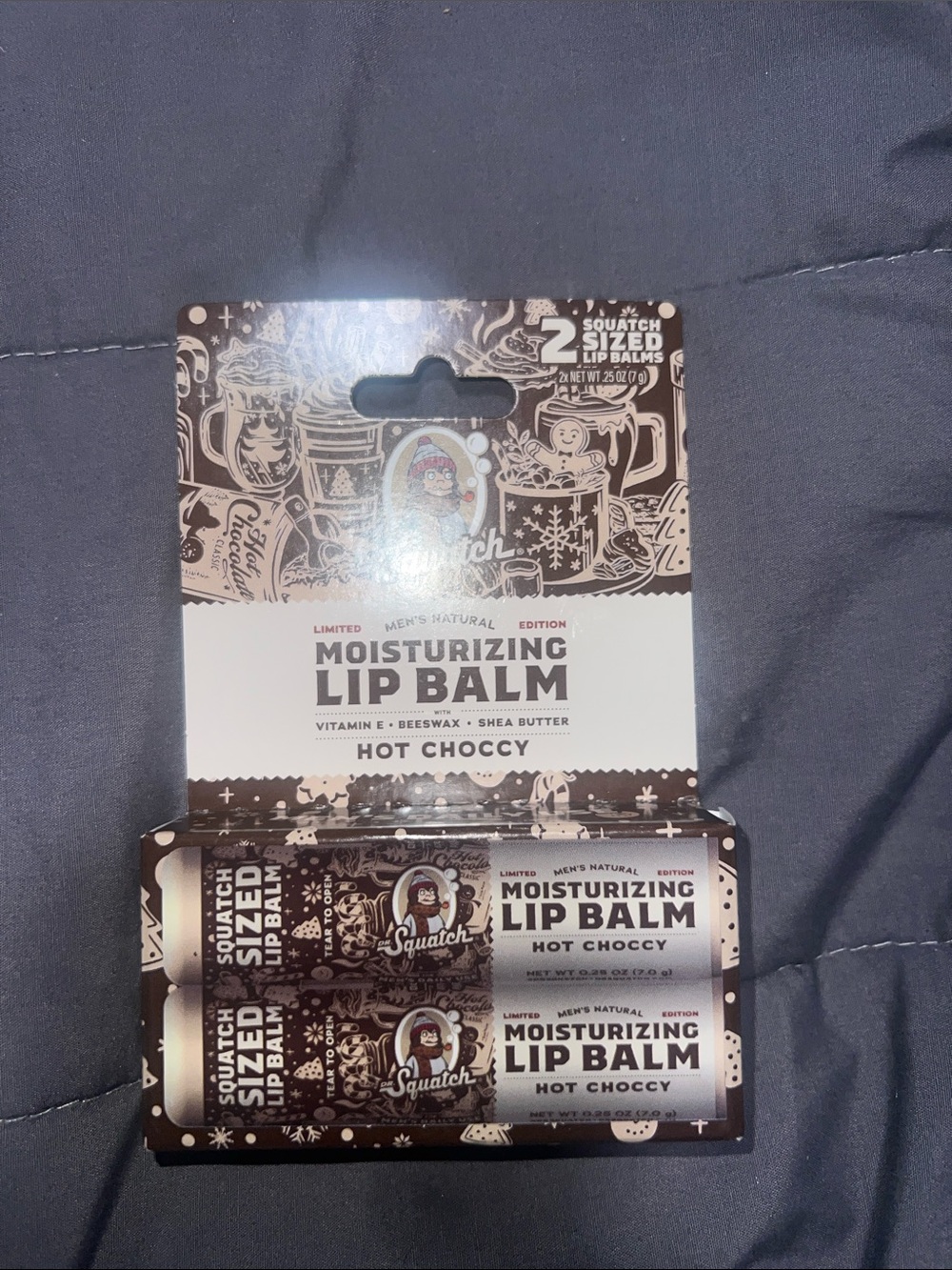 Squatch Moisturizing Lip Balm Duo - Hot Choccy